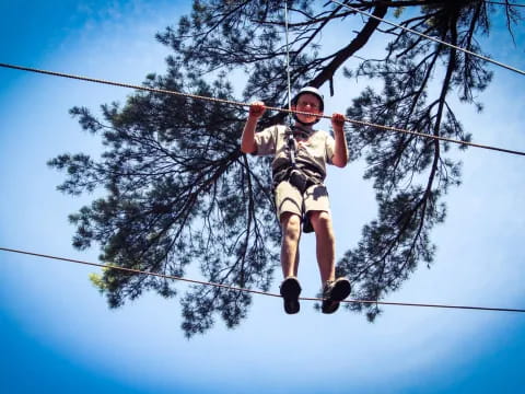 a man from a rope