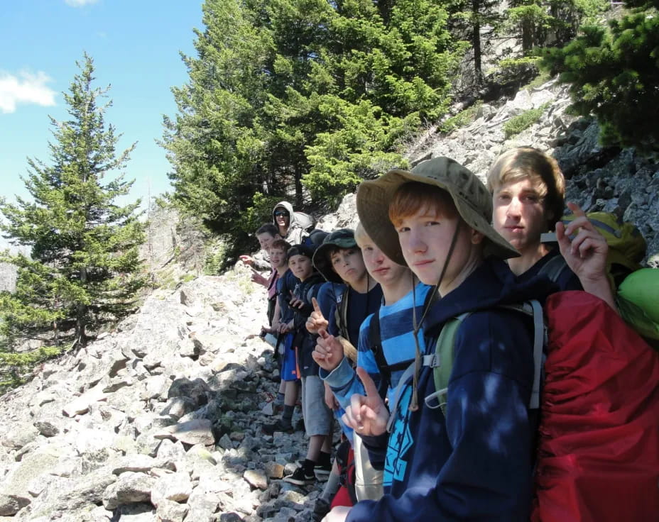 a group of people posing for a photo