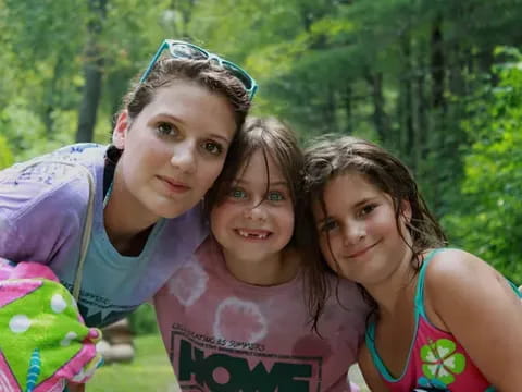 a group of girls posing for a photo