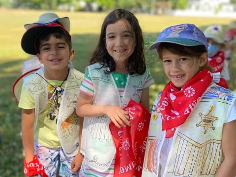 a group of children in traditional dress