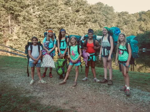 a group of people posing for a photo