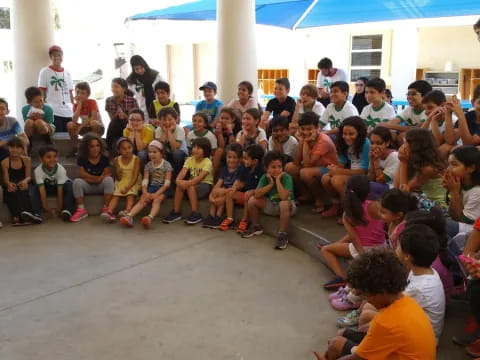 a group of people posing for a photo