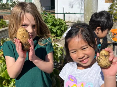 a group of kids eating ice cream