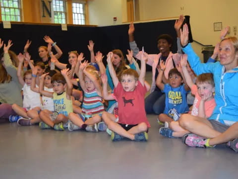 a group of children posing for a photo