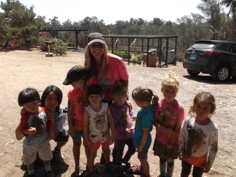 a group of children posing for a photo