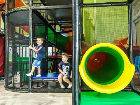 kids playing on a playground