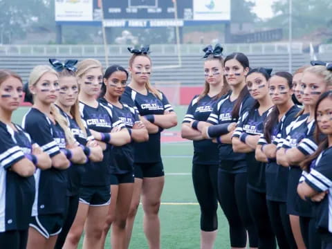 a group of cheerleaders