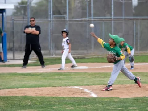 a baseball player throwing a ball