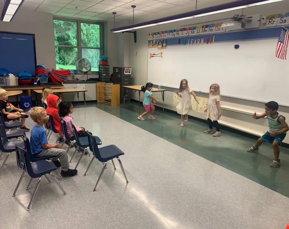 children in a classroom