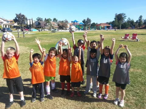 a group of children posing for a photo