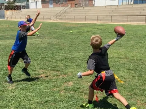 kids playing with a ball