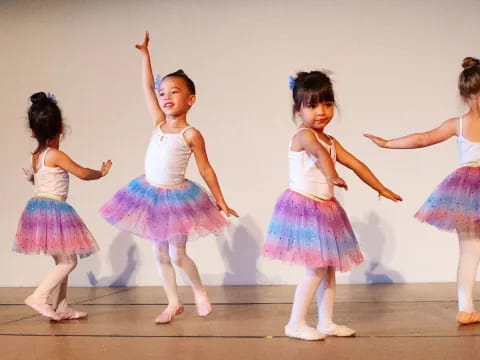 a group of girls dancing