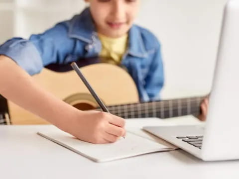 a person working on the laptop