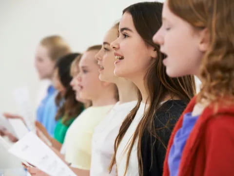 a group of women in a classroom