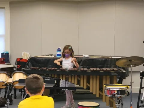 a person playing the piano