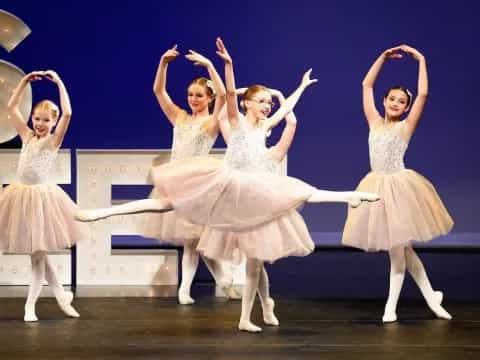 a group of women dancing