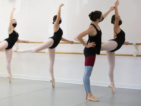 a group of women dancing