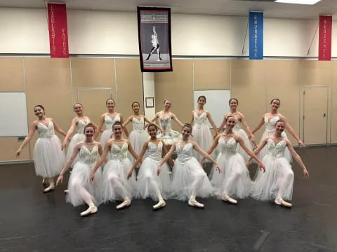 a group of women dancing