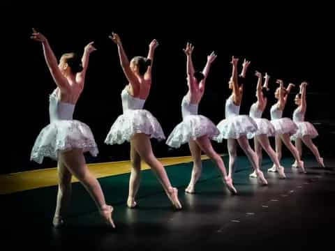 a group of women dancing