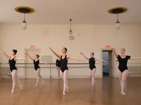 a group of women dancing