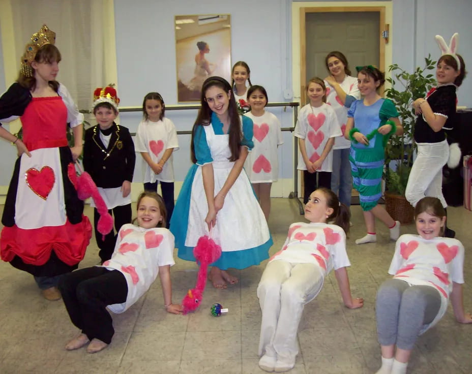 a group of children in a room