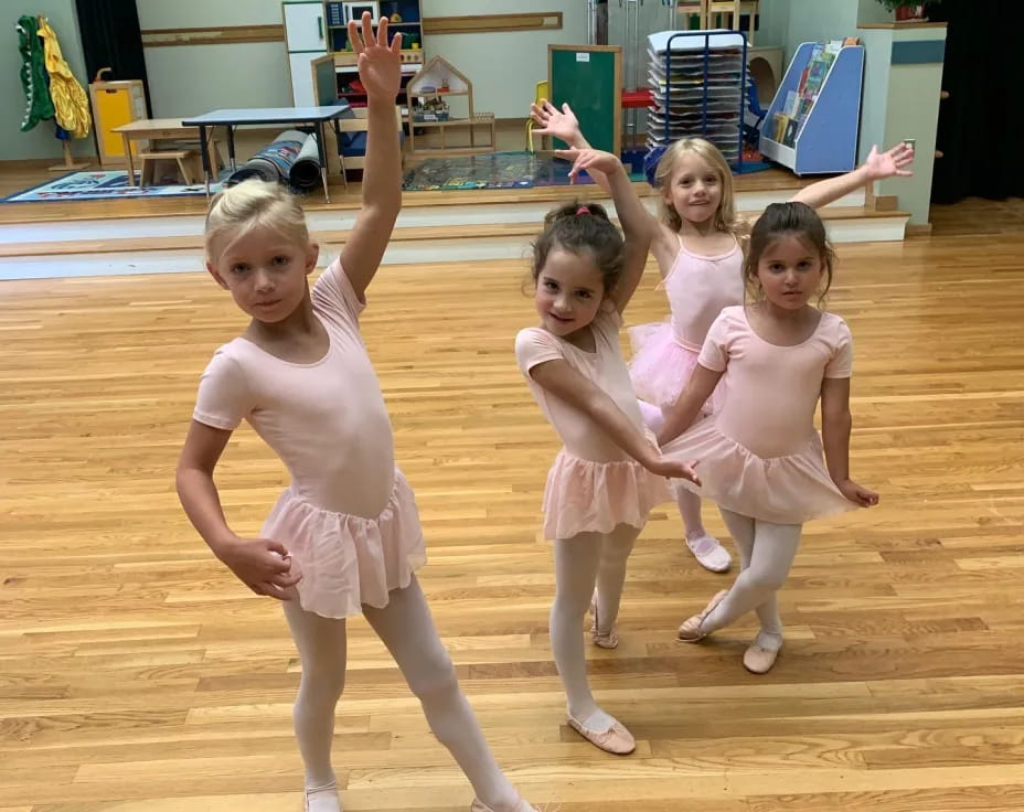 a group of girls dancing