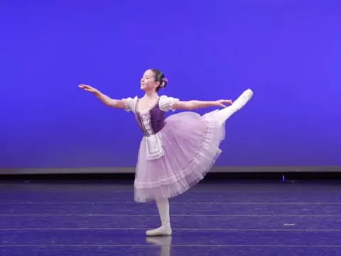 a person dancing on a stage