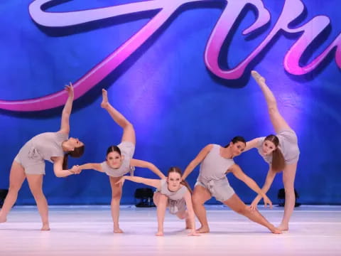 a group of people dancing