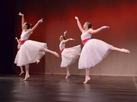 a group of women dancing