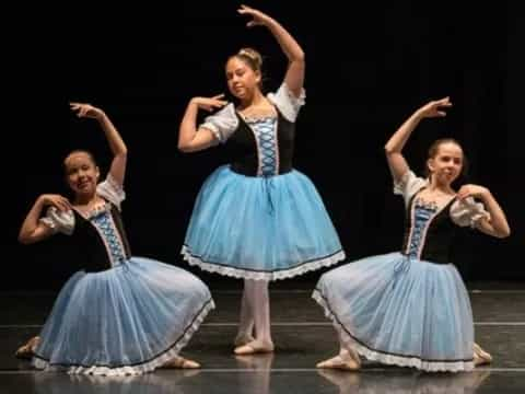 a group of girls dancing