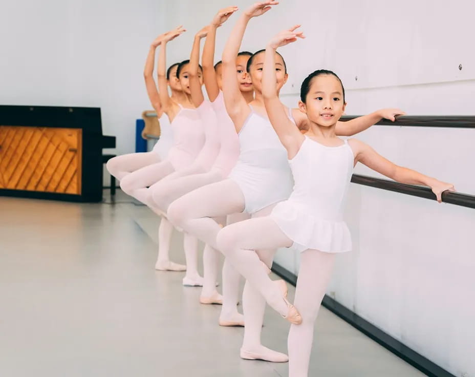 a group of girls dancing