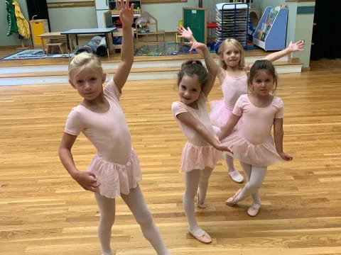 a group of girls dancing