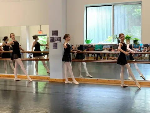 a group of women in a room