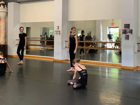 a group of women in a room