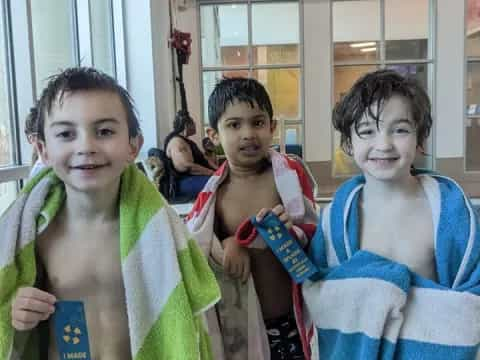 a group of children posing for a photo