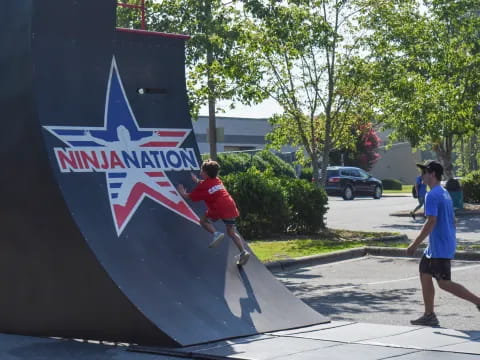 a man skating on a ramp