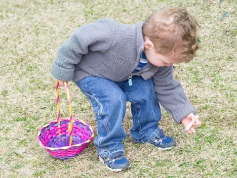 a child playing with a toy