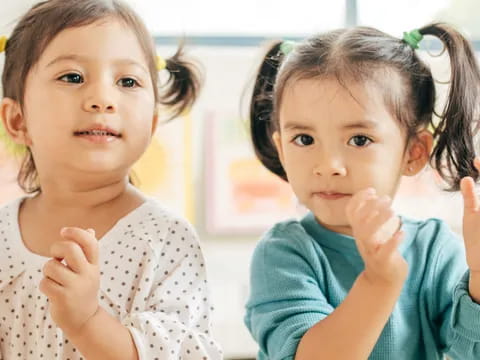 a couple of young girls