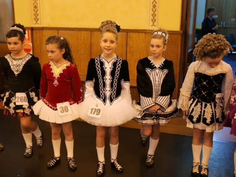 a group of girls in a room