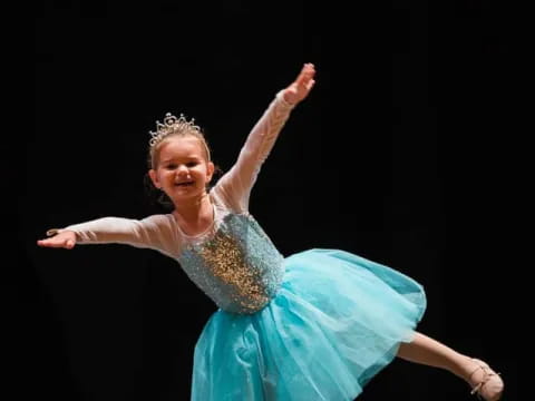 a person dancing on a stage