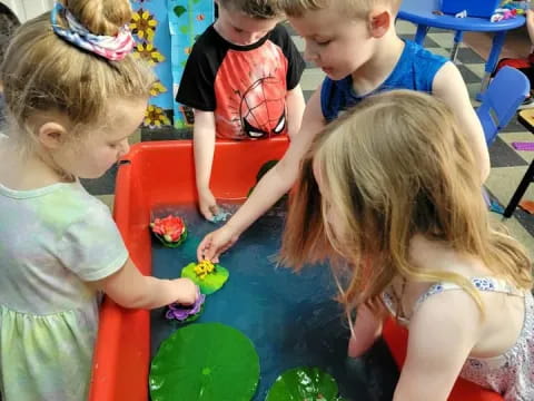 children playing with toys