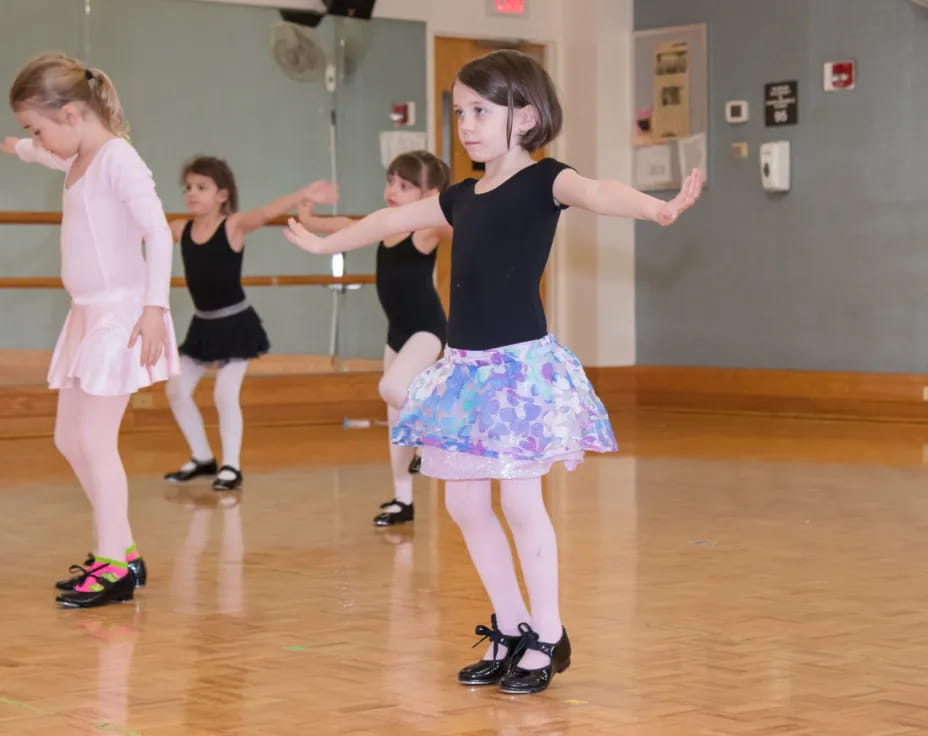 a group of girls dancing