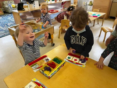 children playing with toys