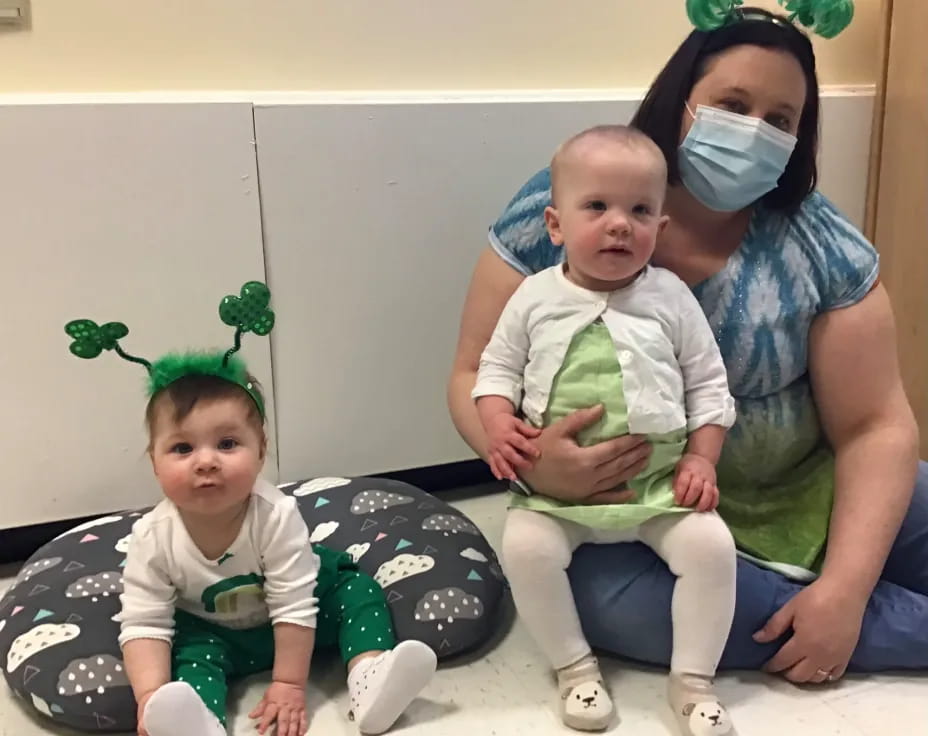 a group of children wearing masks