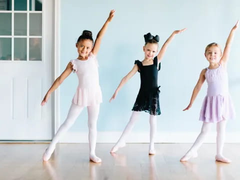 a group of girls dancing