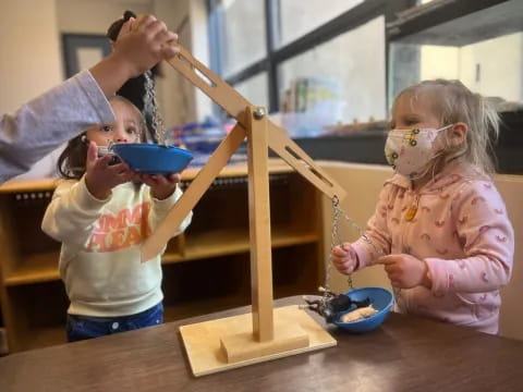 a child painting a picture