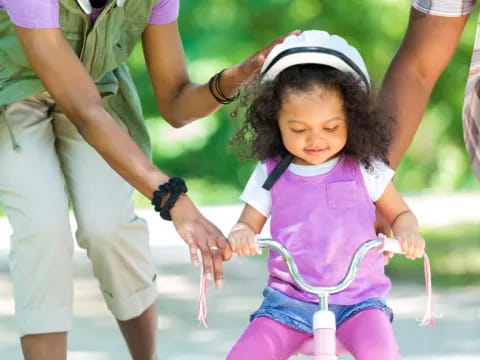 a child holding a rope