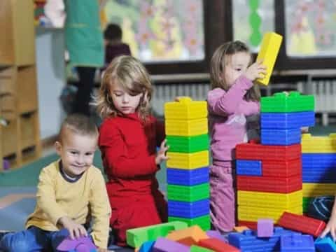 children playing with toys