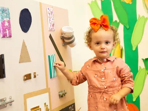 a child holding a knife