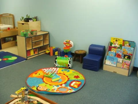 a room with toys and toys